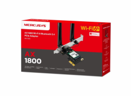 Síťová karta TP-Link Mercusys MA70XE AXE 1800, WiFi 6, Bluetooth 5.3, 2,4/5GHz, PCI-e