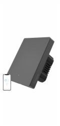 Chytrý WiFi nástěnný spínač SONOFF M5-1C-80 (1kanálový, pro rám, grafitový)