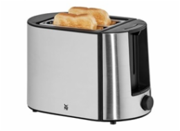 WMF Bueno Pro topinkovač, 870 W, 6 úrovní opekání, odnímatelná přihrádka na dorbky, nerez / černá