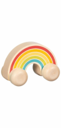 Goki Dřevěné duhové autíčko