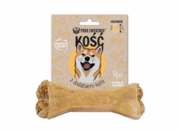 PAKA ZWIERZAKA Bone with goat L 13,5 cm - pamlsek pro psa - 70g