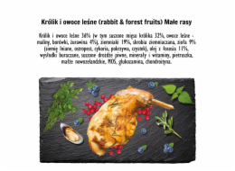 PAKA ZWIERZAKA Rabbit with forest fruits S - suché krmivo pro psy - 3kg