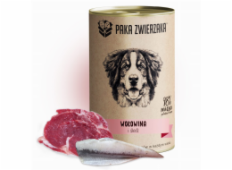 PAKA ZWIERZAKA Beef and herring - vlhké krmivo pro psy - 400g