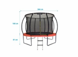 Marimex Premium trampolína 366 cm + vnitřní ochranná síť + schůdky ZDARMA