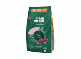 PAN MĘSKO with Herbs Turkey with duck M - suché krmivo pro psy - 9kg