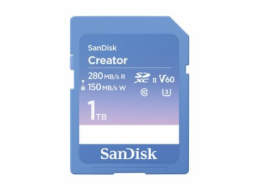 SanDisk Creator - Paměťová karta flash - 1 TB - Video Class V60 / UHS-II U3 / Class10 - SDXC UHS-II