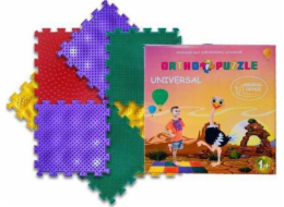 Wader Polesie 63058 Modulární ortopedická masážní podložka ORTHO PUZZLE Ježci