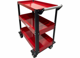DÍLENSKÝ VOZÍK AWTOOLS KOVOVÝ 3 ÚROVNĚ / 100 KG