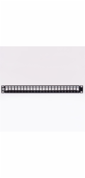 NETRACK 104-20 patch panel keystone 19 24-ports UTP with shelf