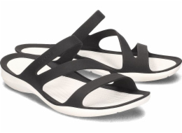 Crocs Crocs Swiftwater - Dámské žabky - 203998 ČERNÁ/BÍLÁ 36/37