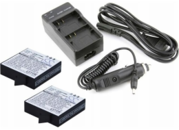 Cameron Sino Charger Kit + 2x baterie Az16-1 Xiaomi Yi 2