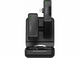 Mikrofon Ulanzi Ulanzi Uw-mic 10p bezdrátový mikrofon pro Apple Phone / Iphone Lightning + pouzdro s nabíječkou