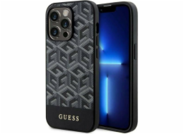 Originální pouzdro Guess IPHONE 14 PRO MAX Pevné pouzdro Guess GCube Stripes MagSafe (GUHMP14XHGCFSEK) černé