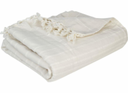 Atmosphera Cream přehoz 230x250 třásní