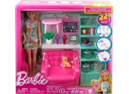 Panenka Barbie Mattel Relax v kavárně Set + panenka HKT94