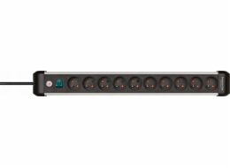 Brennenstuhl power strip BRENNENSTUHL POWER STRIP PREMIUM-ALU-LINE 10GN, 3M