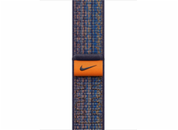 Apple Nike Sport Loop v barvě Sport Blue/Orange pro 41mm pouzdro