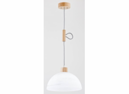 Alfa Holiday 6034901 závěsná lampa závěsná 1x60W E27 dřevo/šedá