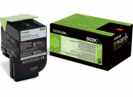 Originální černý toner Lexmark 80C20K0 (80C20K0)