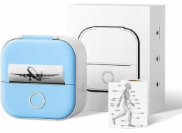 Phomemo Phomemo T02 tiskárna štítků Bluetooth termotiskárna na fotografie samolepky poznámky štítky / modrá