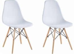 Saska Garden Chair Matera bílá sada 2 kusů Saska Garden