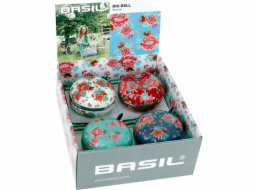 Bazalka zvonek na kolo BIG BELL BLOOM 80 mm, mix barev box 4 ks (BAS-50425)