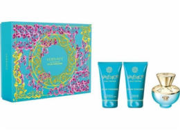Versace SET VERSACE Dylan Turquoise Pour Femme EDT sprej 50ml + SPRCHOVÝ GEL 50ml + TĚLOVÉ MLÉKO 50ml