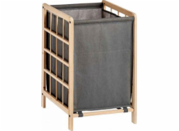 Bigbuy Home Košík na prádlo Košík na oblečení Šedé dřevo Materiál (33 x 60 x 39,5 cm)