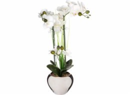 Atmosphera Orchid ve stříbrném květináči 53 cm