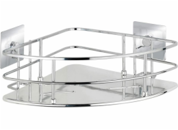 Sprchový koš Wenko věšák na sprchu a vanu Quadro Turbo-Loc 27,5 cm nerez