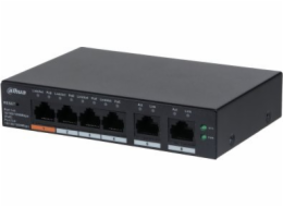Switch Dahua Technology DAHUA Switch||CS4006-4GT-60|Typ L2|Desktop/podstavec|PoE porty 4|60 Wattů|DH-CS4006-4GT-60
