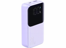 Joyroom Joyroom mini JR-PBC07 20000mAh 30W powerbanka s USB-C a Lightning kabely fialová