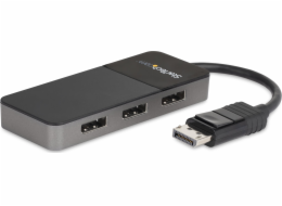 StarTech Adap StarTech 3portový DP MST Hub USB adaptér – 3 x 4K – DP 1.4