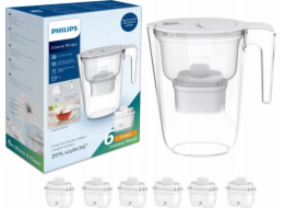 Bílá filtrační nádoba Philips Philips AWP2933WHT6/58 + 6 filtrů