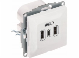 Elektro-Plast NABÍJECÍ ZÁSUVKA SANTRA/4108-10/EPN USB 5 V DC / 3,4 A Elektro-Plast