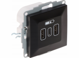 Elektro-Plast NABÍJECÍ ZÁSUVKA SANTRA/4108-19/EPN USB 5 V DC / 3,4 A Elektro-Plast