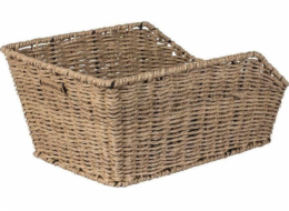 Basil Zadní nosný košík BASIL CENTO RATTAN LOOK + Montážní sada pro košík CENTO, syntetický přírodní ratan, voděodolný (NOVINKA)