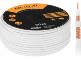 Libox koaxiální kabel RG6U PCC113-50 CU+CU+CU HD 50m LIBOX
