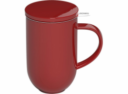 LOVERAMICS Loveramics Pro Tea - Hrnek s louhovačem 450 ml - Červený