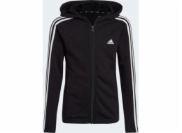Mikina Adidas adidas Essentials 3 Stripes s kapucí na zip Jr IC3634