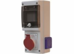 Podvodný rozvaděč vybavený 1X16A/380V 3P+N+E 2X230V (632,1W)