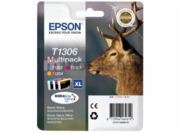 Inkoust Epson T1306 / C13T13064010 (azurový, purpurový, žlutý)