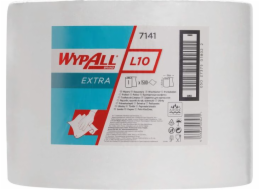 WYPALL 7141 - WYPALL L10 Extra, Extra velká role čisticího hadříku, bílá, 1 vrstva - 1500 listů