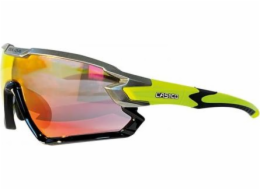 Sportovní brýle Casco CASCO SX-34 Carbonic černo/žlutě červené zrcadlo