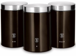 Berlinger Haus Sada 3 nádob BERLINGER HAUS BH/6828 Metallic Line Shiny Black Edition