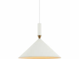 Italux závěsná lampa Drello PND-541101-W Italux kovová závěsná lampa do obývacího pokoje bílá