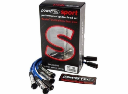 Powertec PowerTEC zapalovací kabely AUDI 80 VW GOLF JETTA PASSAT VENTO 84-99 červené