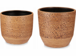 Keramické hrnce Ibergarden DOTS&LINES, 2 kusy: O 20 cm a O 25 cm