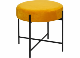 Sametový taburet Atmosphera ARTY, O 47 cm