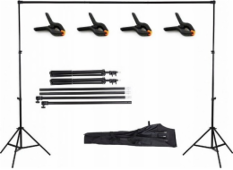 Massa Studio Set Ateliér pro závěsné pozadí 210x152-304cm 4x pouzdro na klip